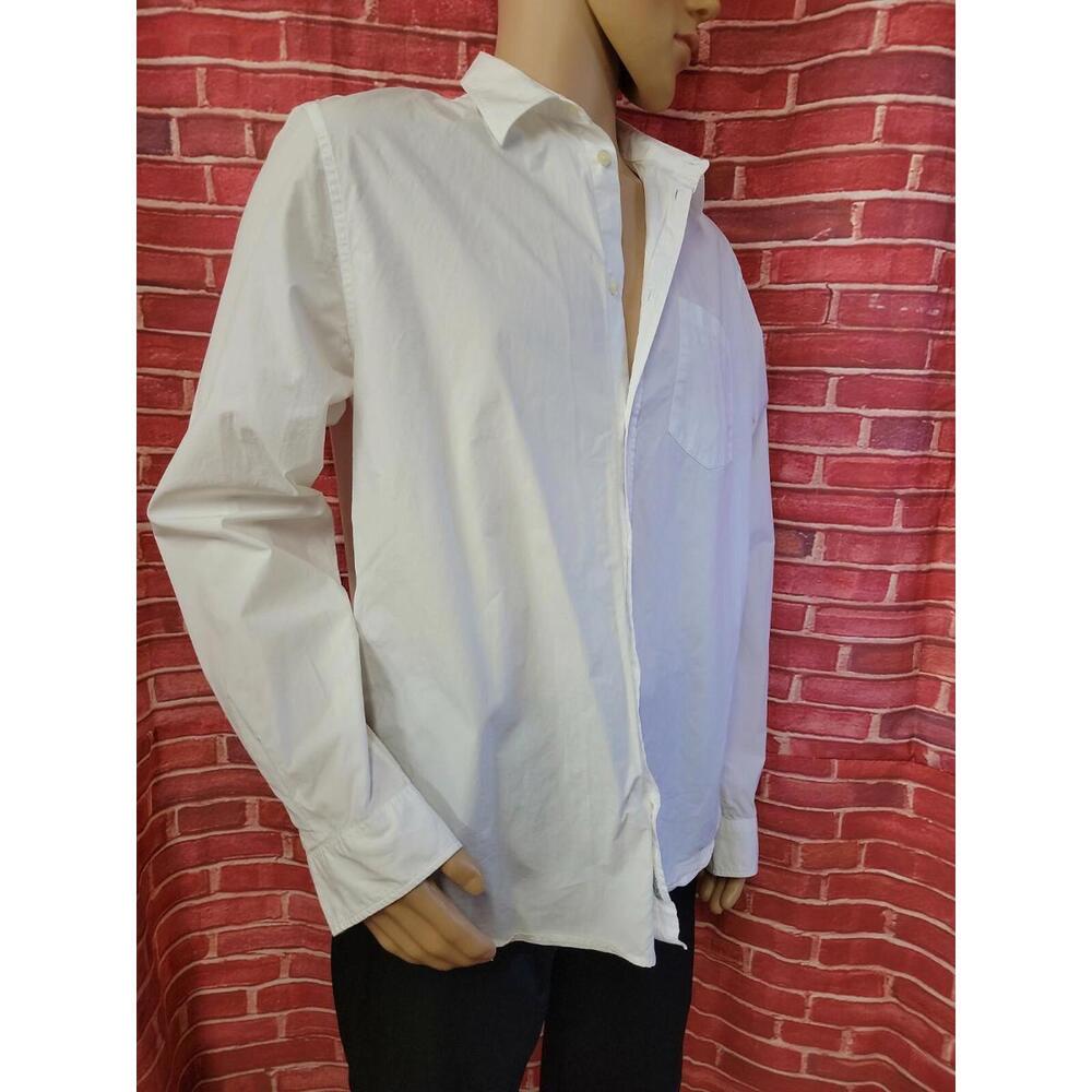 Norse Projects Osvald classic White Cotton Poplin Buttons up Shirt XL #C - Picture 4 of 12